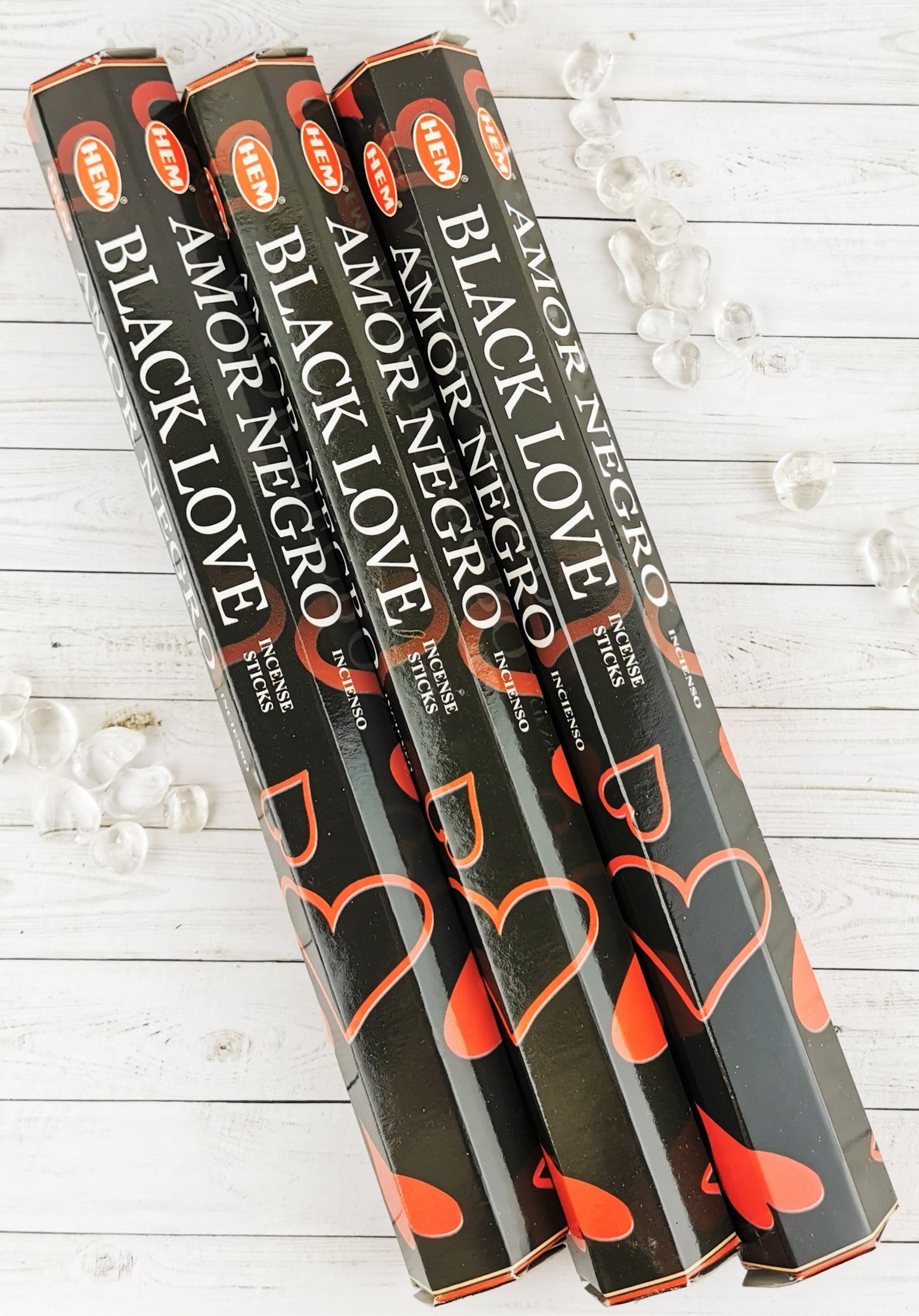 Premium Black Love Incense Sticks - Handmade Aromatherapy for Relaxation, Meditation & Spiritual Cleansing - Perfect for Yoga, Home Fragrance & Gift Giving