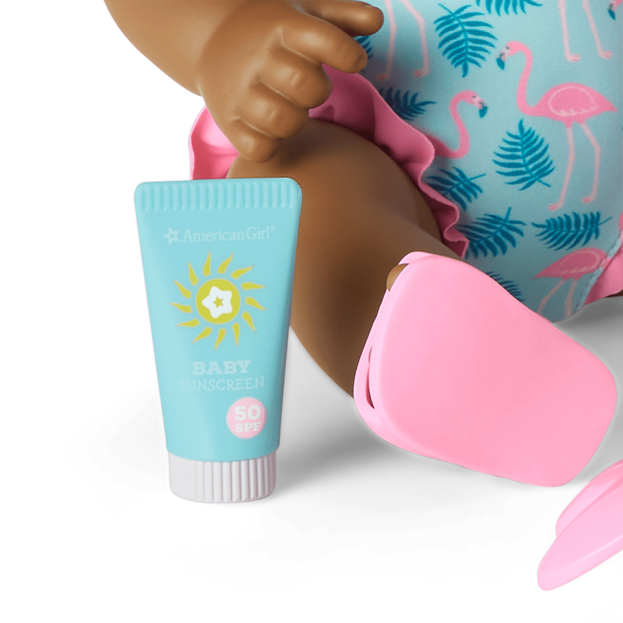 Flamingo Fun Play Set for Bitty Baby Splash - Adorable Bath Toy for Toddlers & Kids - Perfect for Pool, Beach & Bathtime Play