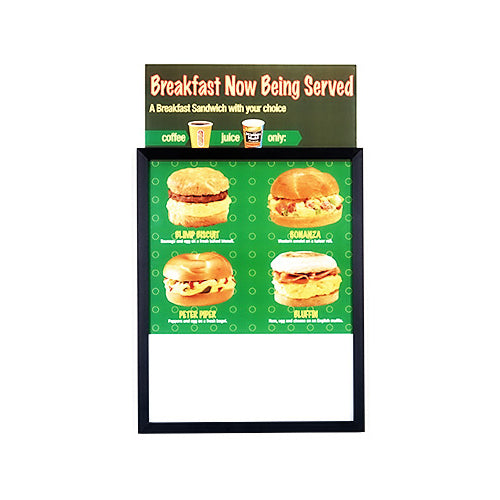 18x18 Euro Style Poster Frame - Top & Side Load Sign Holder for Art, Photos & Documents - Perfect for Home, Office & Gallery Displays
