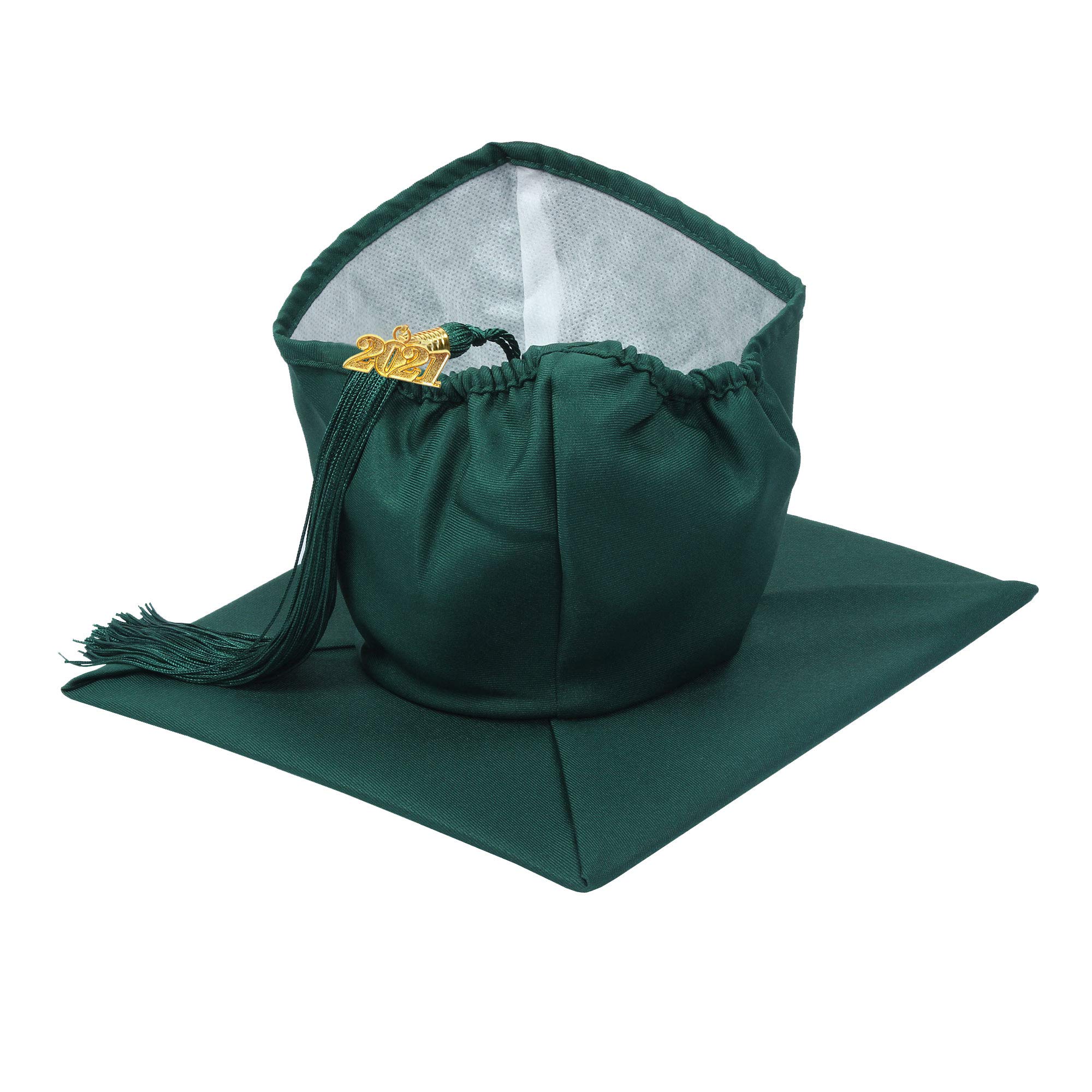 GFY Unisex Matte Graduation Cap & Gown Set with 2025 Tassel Charm - Perfect for Middle School, High School & College Graduation Ceremonies