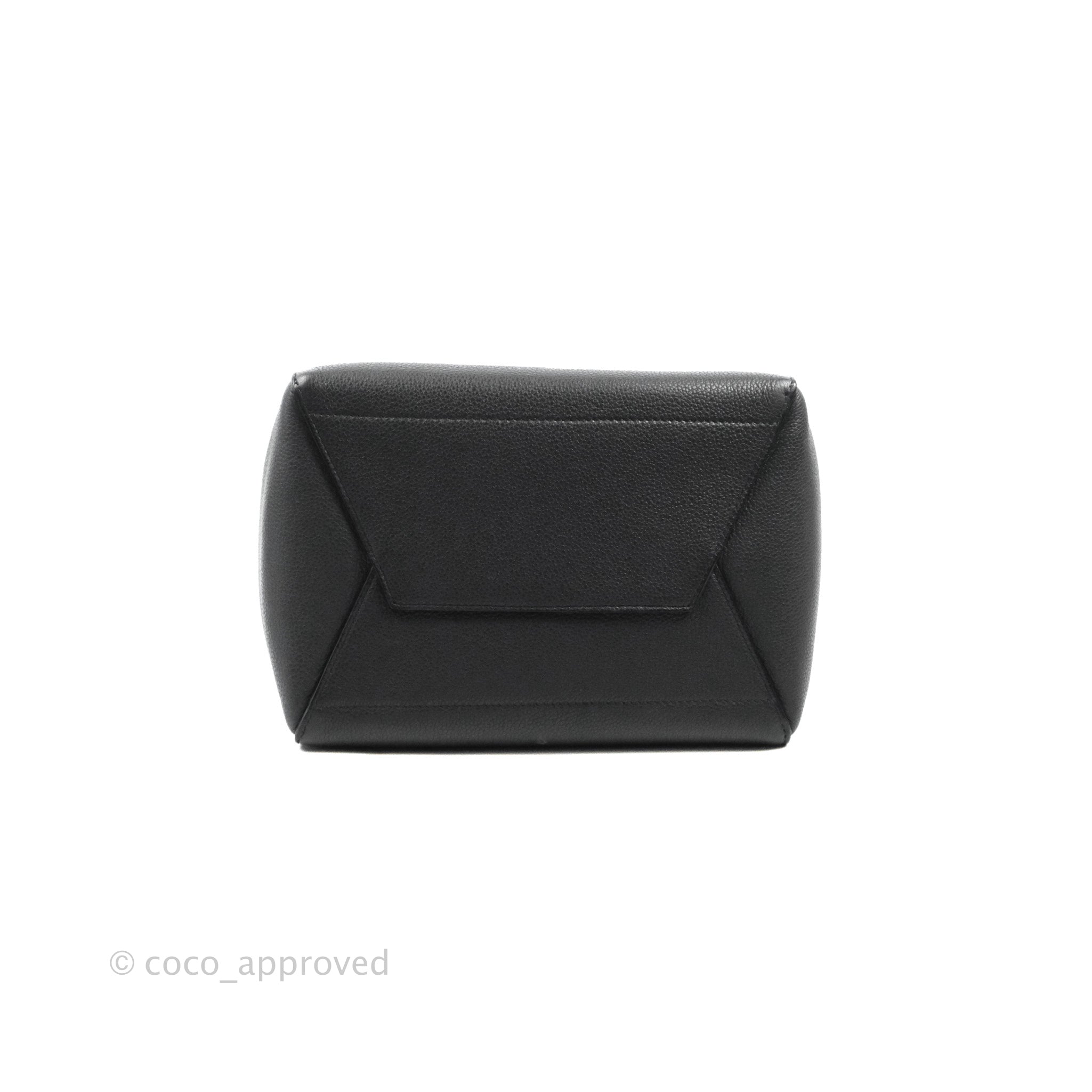 Celine Sangle Bucket Bag in Grained Calfskin - Premium Grey Leather Handbag for Women | Perfect for Work, Travel & Everyday Use