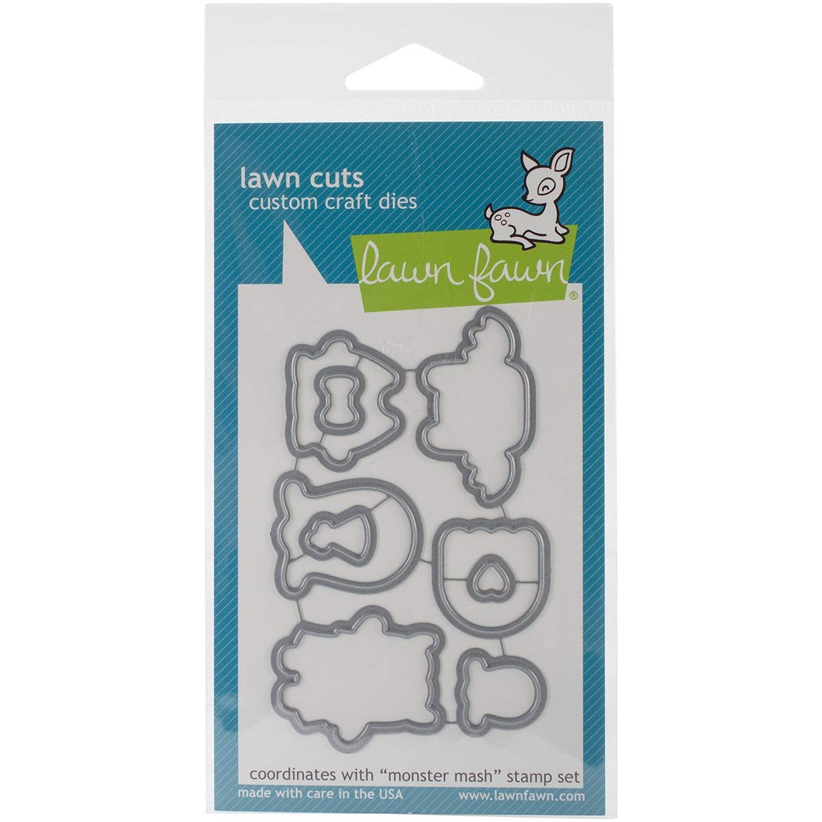 Monster Mash Dies - Halloween Scrapbooking & Card Making Supplies by Lawn Fawn - Perfect for DIY Greeting Cards, Scrapbook Pages, and Paper Crafts