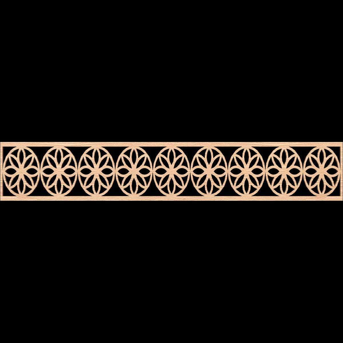 Blume Fretwork Moulding - Decorative Wood Trim for Home Interior Design | Perfect for Wall Paneling, Ceiling Accents & DIY Projects