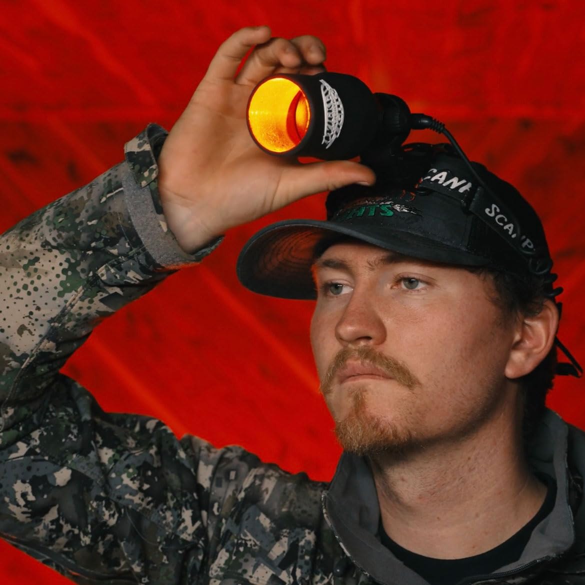 Wicked Lights ScanPro iC GEN4 3-in-1 LED Headlamp Kit (Green/Red/White) for Night Hunting Coyote, Predator, Varmint & Hogs - Perfect for Tracking, Field Dressing & Low-Light Hunting Scenarios