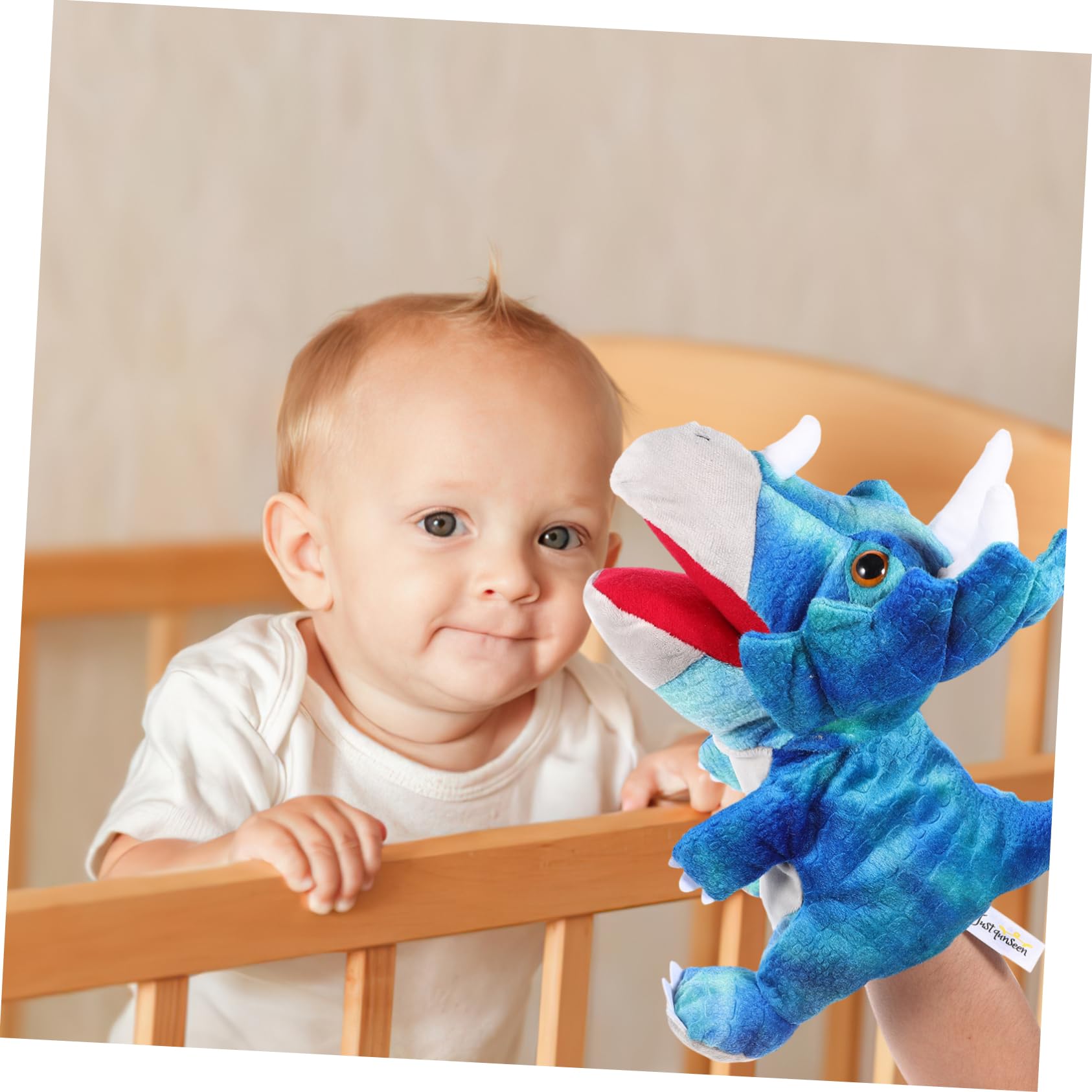 VICASKY Hand Puppets for Kids - Soft Plush Animal Puppets, Interactive Parent-Child Toys, Marionette for Storytelling & Role Play - Perfect for Preschool Learning & Family Bonding Activities
