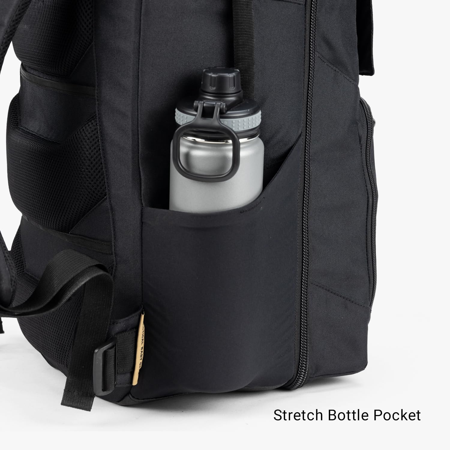 Tactical Diaper Backpack for Men - Waterproof Baby Gear with Changing Pad, Multiple Pockets & Durable Design - Perfect for Travel, Hiking & Everyday Use (Black)