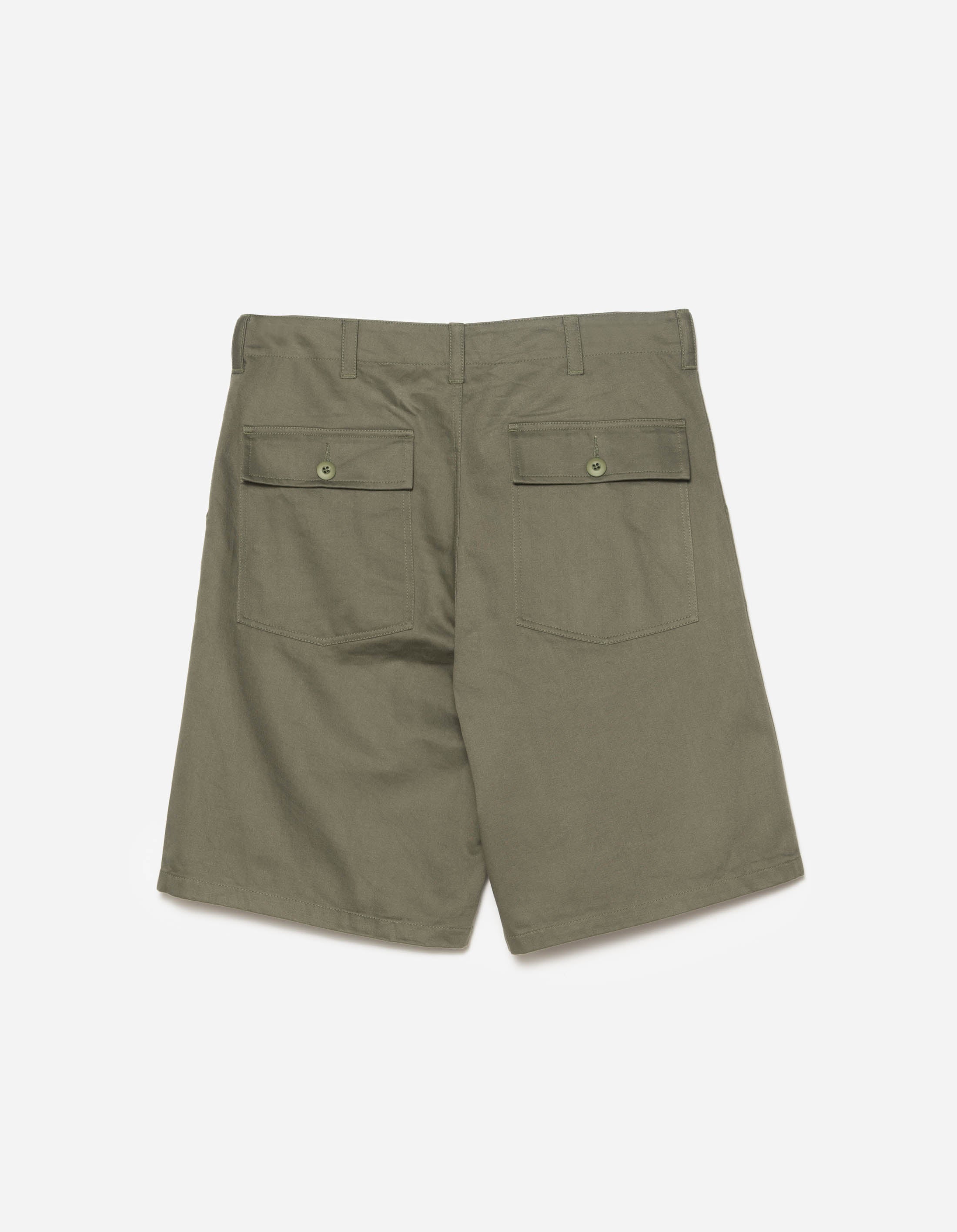 6107 Utility Deck Shorts for Men - Olive Green Cargo Shorts with Pockets | Outdoor, Hiking, and Casual Wear