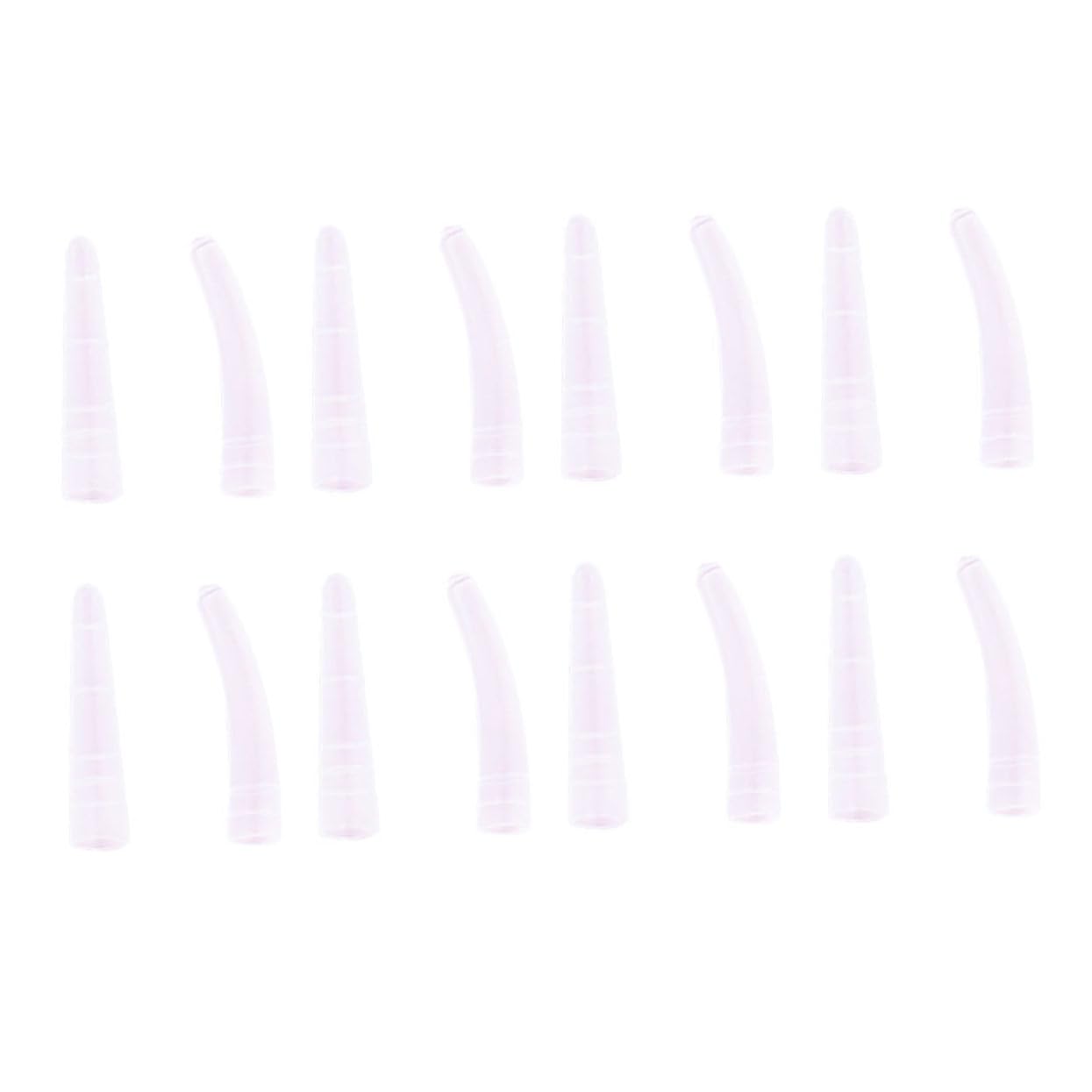 Mikinona 30pcs Silicone Lash Tweezers Covers - Eyelash Extension Forceps Tip Protectors for Professional & Home Use | Beauty Salon, DIY Lash Kit Accessories