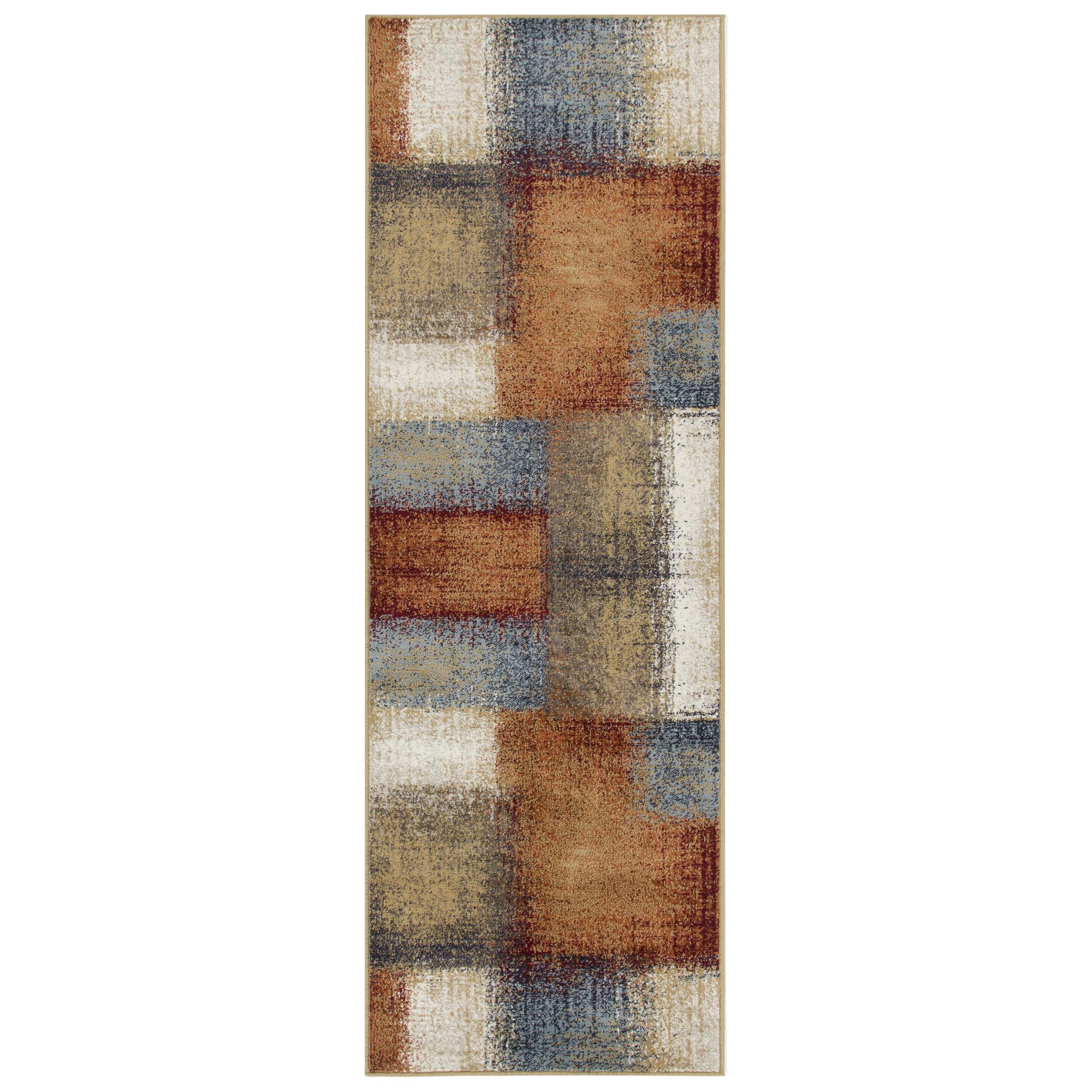 Nilaya Traditional Geometric Abstract Indoor Area Rugs & Runner Rugs - Non-Slip Soft Living Room Bedroom Decor for Home Office