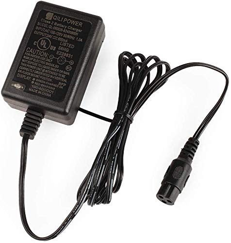 Original 24V 600mA Battery Charger for Razor E100 E125 E150 E175 Electric Scooter - Compact Replacement Charger for Crazy Cart eSpark - Perfect for Home, Park & Neighborhood Riding