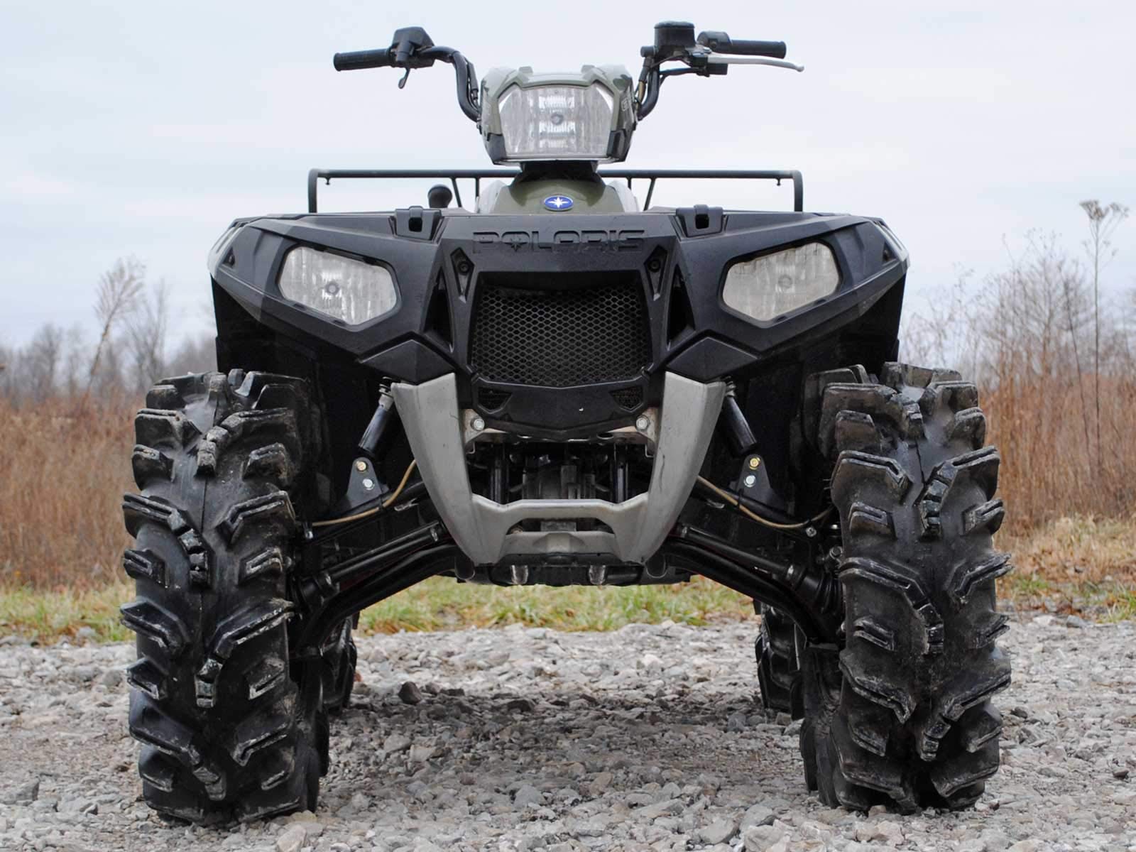 SuperATV High Clearance Lower A Arms for Polaris Scrambler 850/1000 (2013-2023) - Heavy Duty Off-Road Suspension Upgrade - Perfect for Trail Riding & Mudding