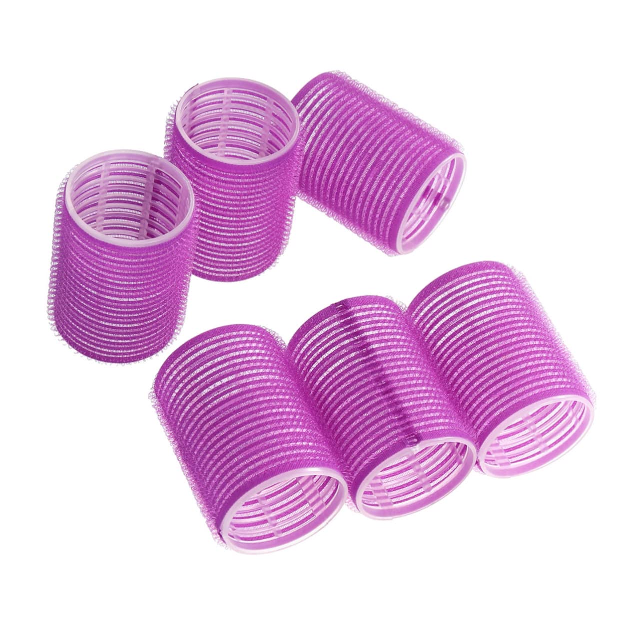 Minkissy 6pcs No Heat Hair Rollers Set - Spiral Curlers for Soft Curls, Grip Cling Hair Roller Tool for Overnight Styling (Perfect for Home, Salon, Travel & Special Occasions)