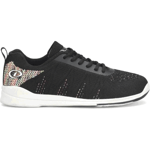 Dexter Women's Delila Black Bowling Shoes - Comfortable & Lightweight for League Play & Casual Bowling