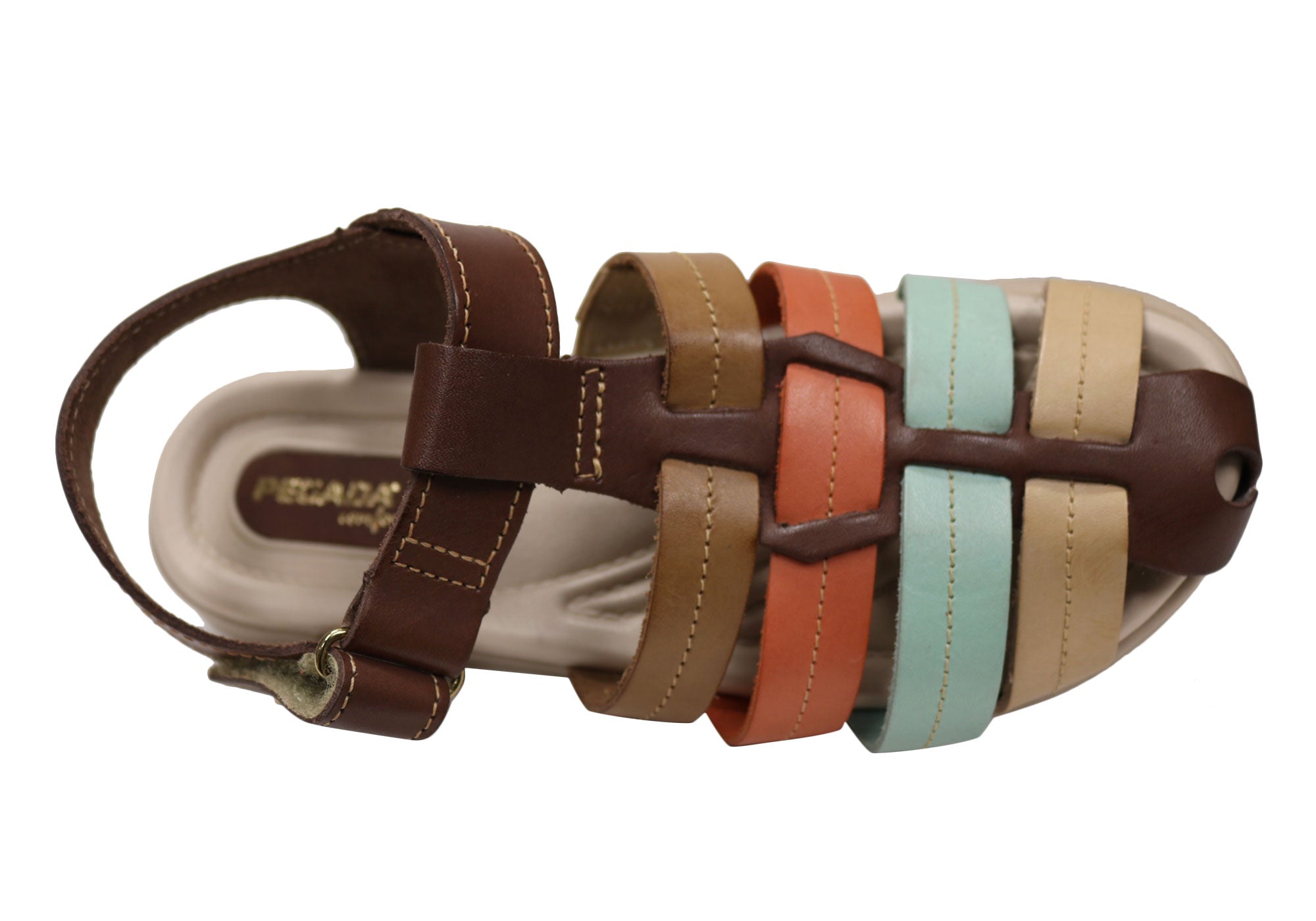 Nancy Women's Comfortable Leather Sandals - Handmade in Brazil - Casual Summer Walking Shoes for Beach, Vacation & Everyday Wear