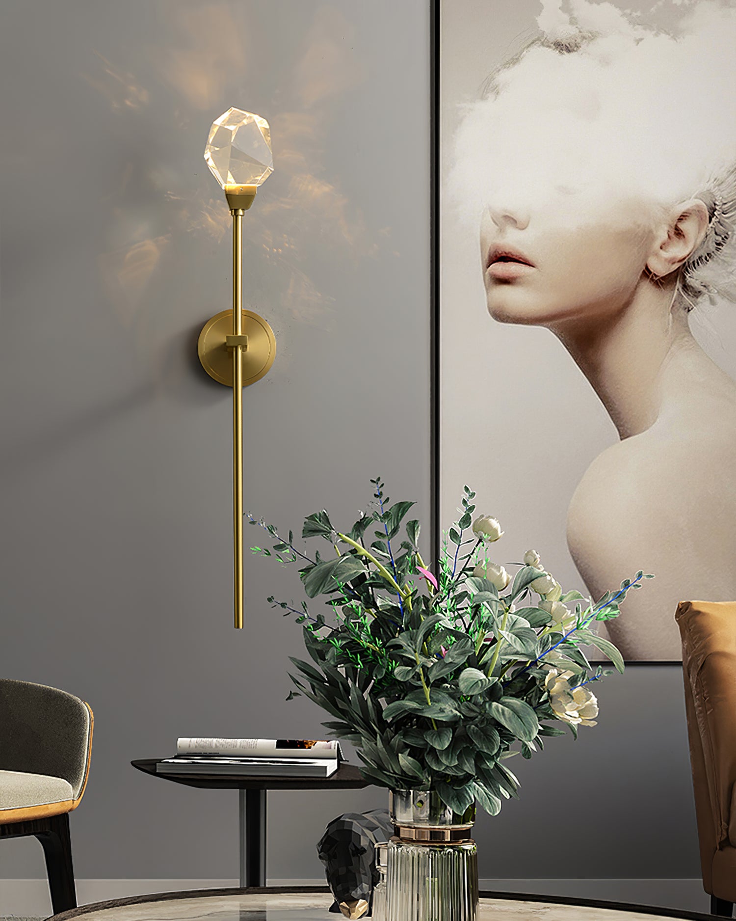 Stylish Donovan Wall Lamp - Modern LED Sconce Lighting for Bedroom, Living Room & Hallway - Energy Efficient Home Decor