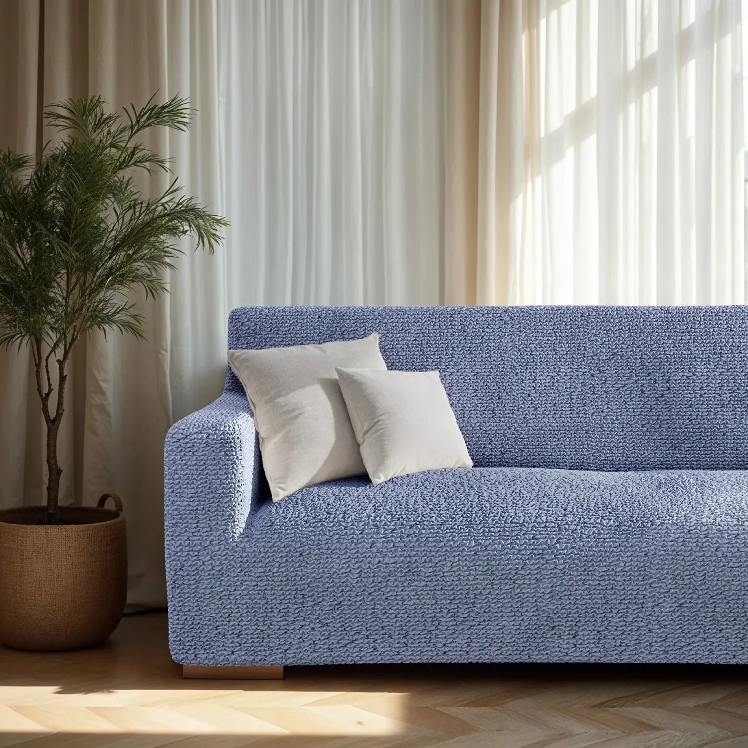2 Seater Loveseat Slipcover - Soft Microfiber Fabric - Perfect for Living Room, Bedroom & Home Decor