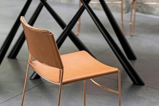 Midj Slim S M CU Chair - Modern Minimalist Office Chair for Small Spaces, Home & Workspace - Ergonomic Design for Comfortable Sitting, Perfect for Home Office, Study & Conference Rooms