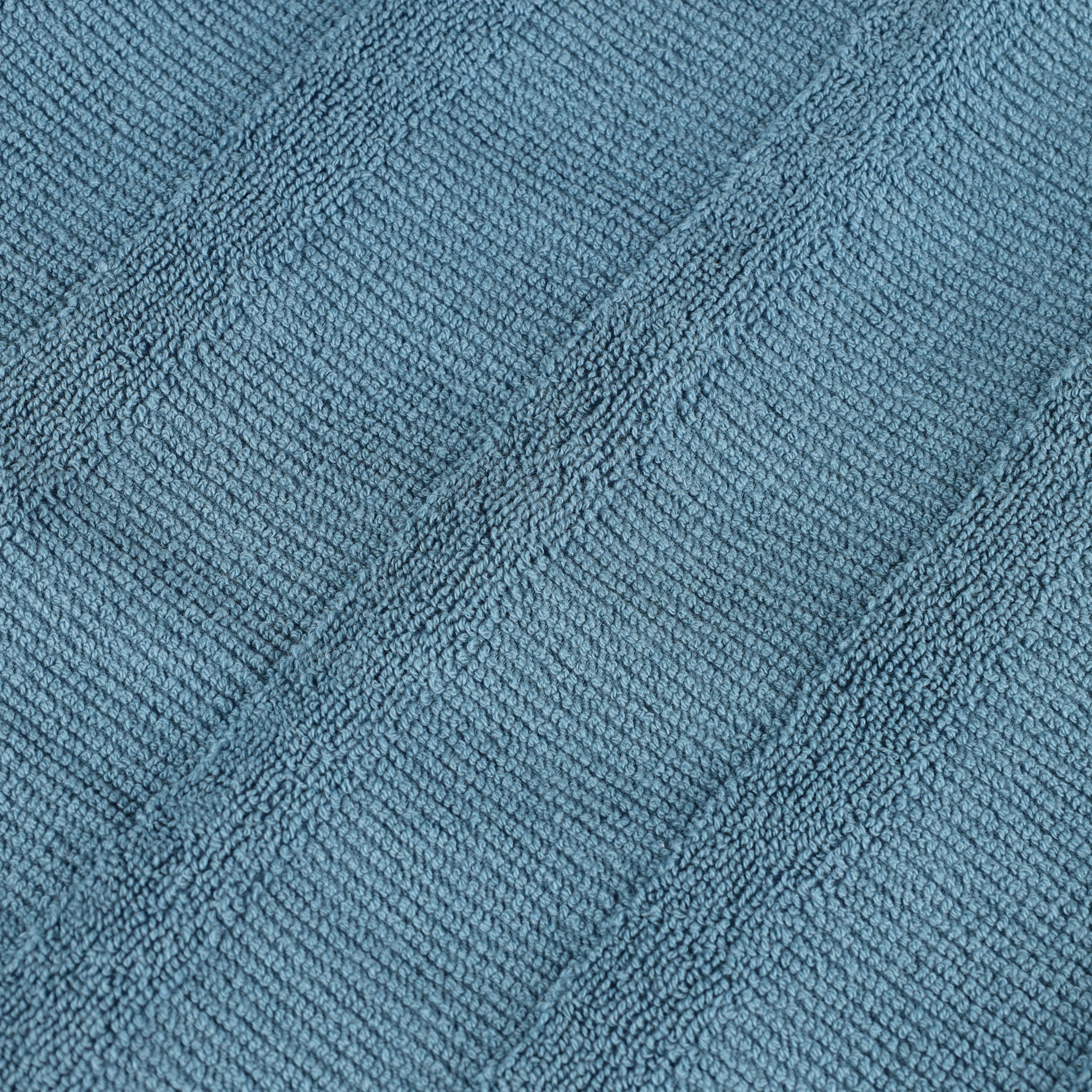 Premium 12-Piece Roma Cotton Ribbed Towel Set - Ultra Soft, Absorbent & Textured for Bath, Spa & Luxury Home Use