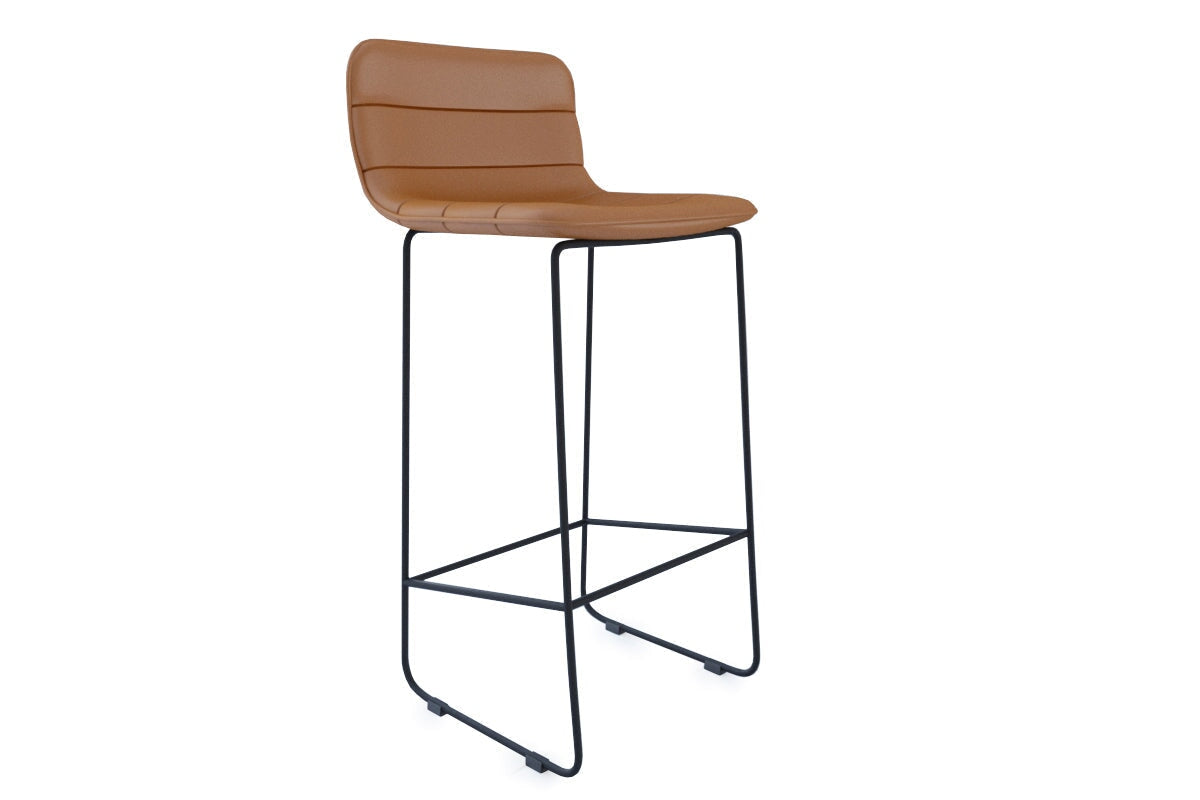 Lark Counter Stool with Sled Base - 28.7 Inch Bar Height Stool for Kitchen Island, Breakfast Bar & Home Decor - Modern Dining Stool with Comfortable Seat Height