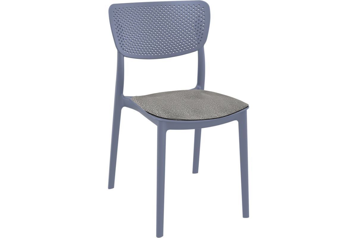 Stackable Lucy Dining Chair - Indoor/Outdoor Use for Restaurants, Cafes, and Home Patios | Durable & Stylish Seating Solution