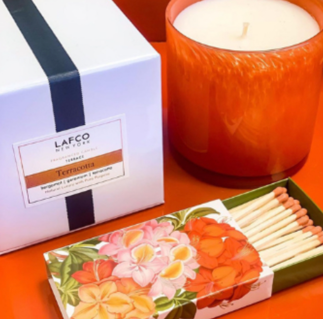 LAFCO Fragranced Candle - Terracotta Scented Soy Wax Candle 15.5oz (439g) for Home Decor, Relaxation & Aromatherapy | Perfect for Living Room, Bedroom & Bathroom