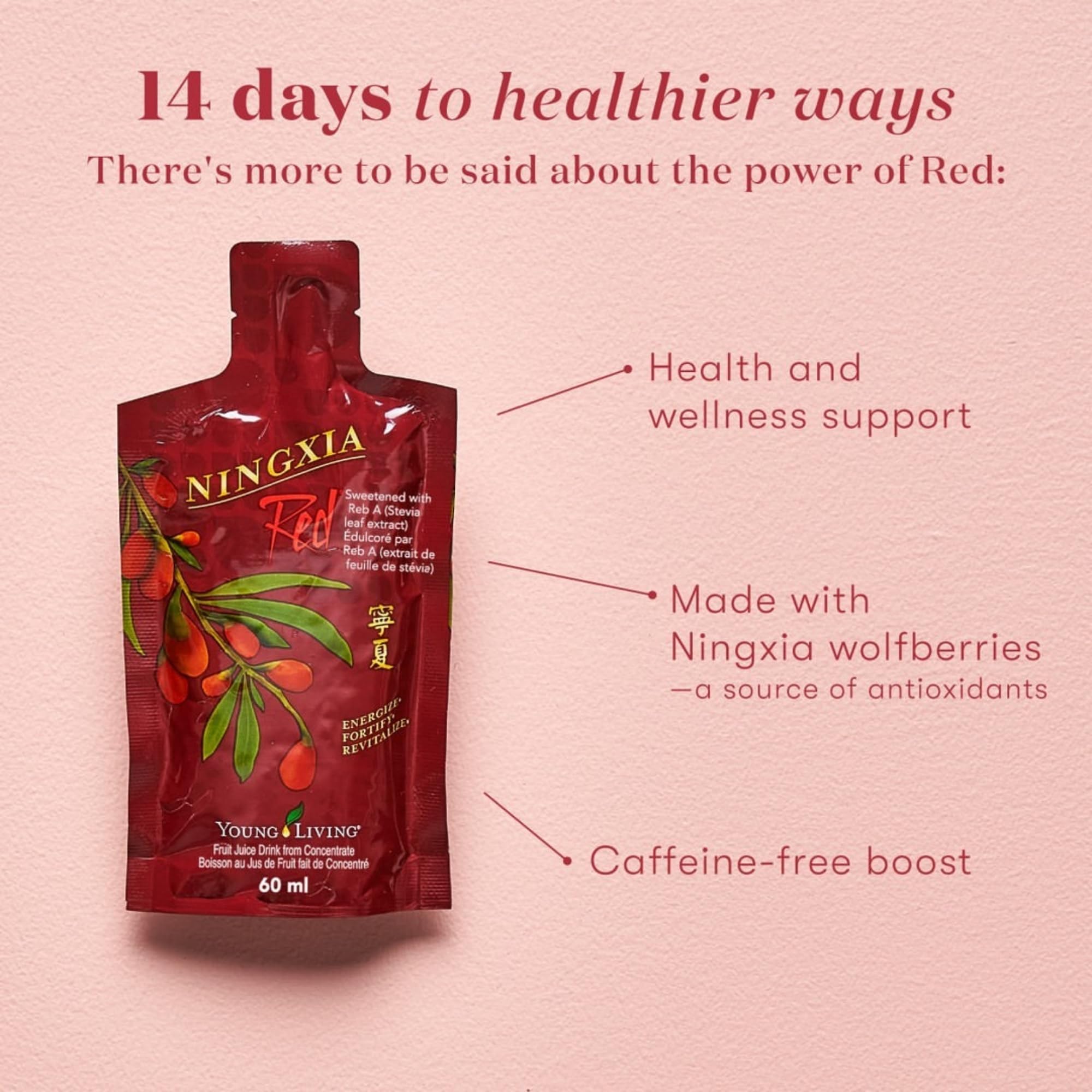 Young Living Ningxia Red Dietary Supplement - Boost Energy, Strengthen Immunity, Revitalize Health - 30 Pack, 2 fl oz Each - Perfect for Daily Wellness & Active Lifestyles