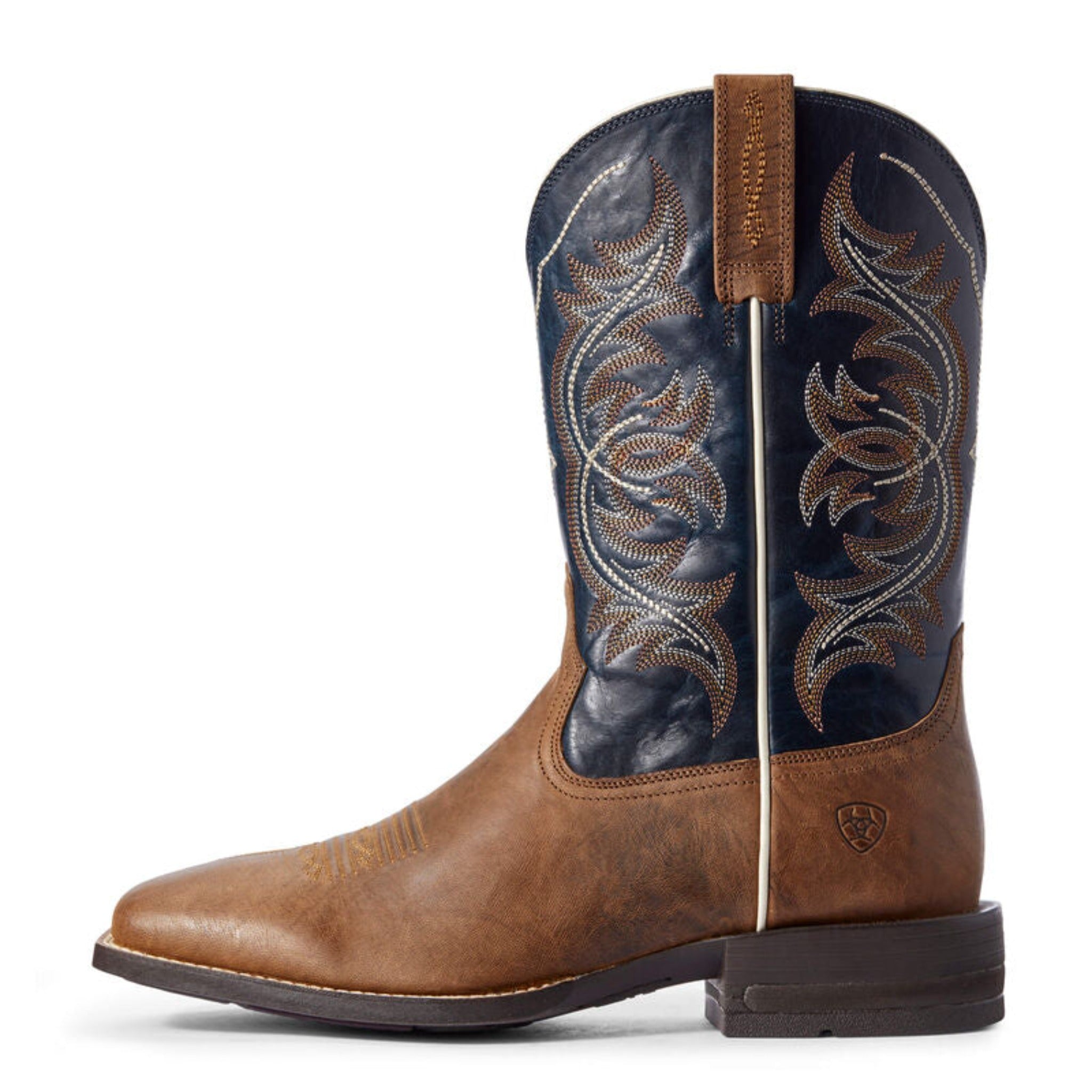 Ariat Men's Holder Spruce Western Cowboy Boots - Durable Leather Work Boots for Riding, Ranch Work & Outdoor Activities