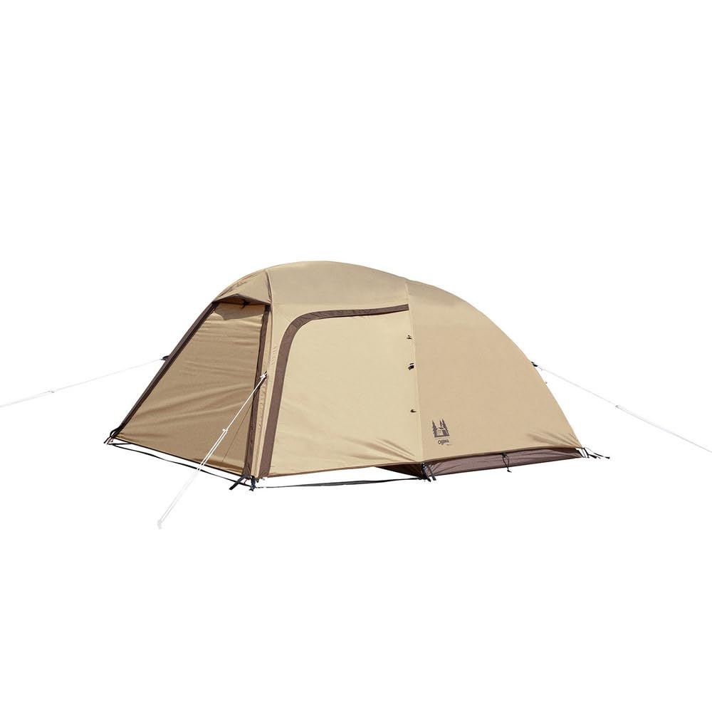 Ogawa ST-2 Dome Tent for 2-3 Person Camping | Lightweight Waterproof Outdoor Shelter | Perfect for Backpacking, Hiking & Family Adventures (Khaki/Sand Beige)