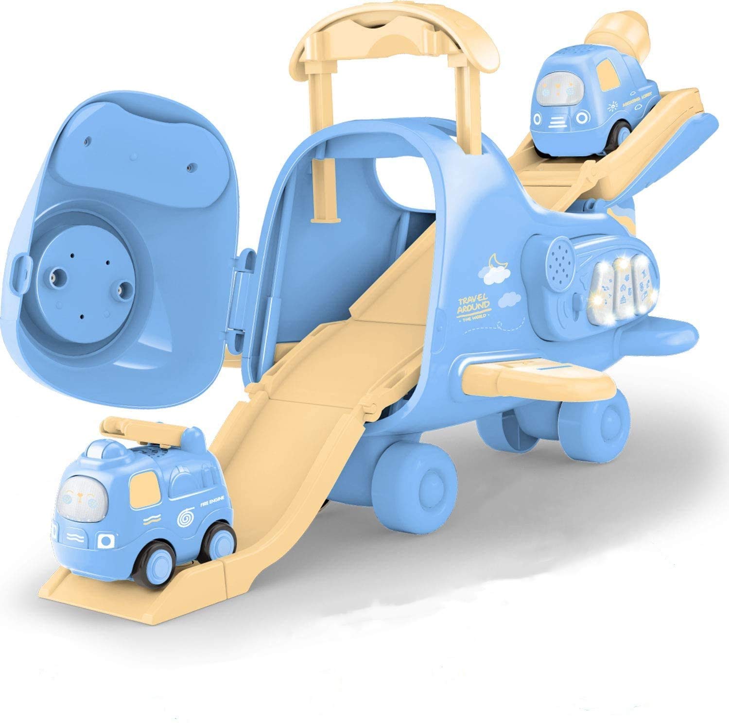 Best Musical Airplane Toys for Kids with Track & Mini Cars – Fun Interactive Baby & Toddler Learning Toy – Perfect for Playtime, Travel & Early Childhood Development