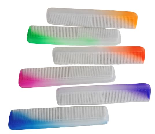 2-Piece Hair Comb Set with 2 Butterfly Hair Clips - Colorful Kanghi Combs & Hair Accessories for Women & Girls - Perfect for Styling, Parties & Everyday Use