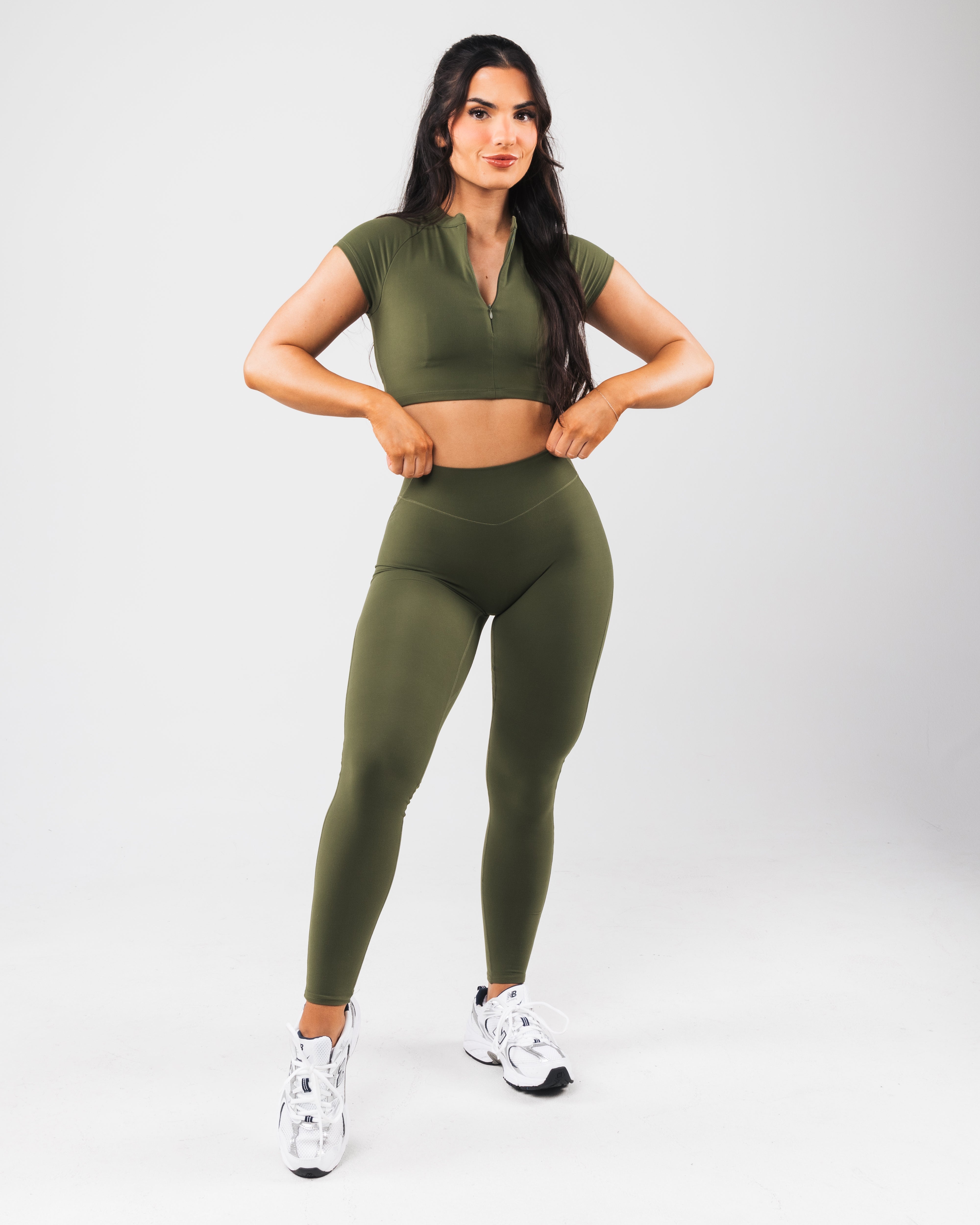 KDM Zip Front Sports Bra for Women - Comfortable & Supportive Workout Bra for Running, Yoga, Gym & High-Impact Activities