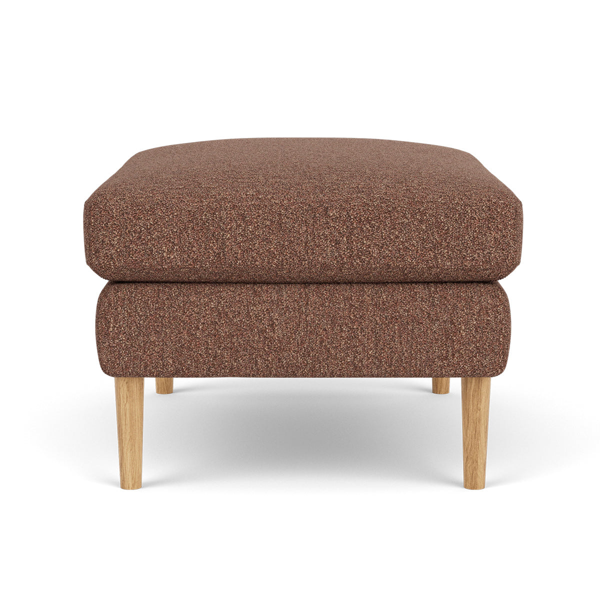 Astha Boucle Ottoman Stool - Round Tufted Pouf with Removable Cover, Modern Footrest for Living Room, Bedroom & Nursery - Soft and Stylish Home Decor Accent