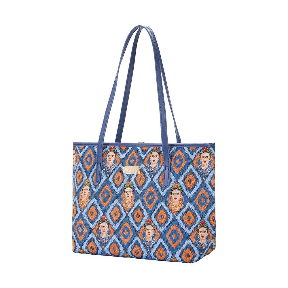 Signare Women's Stylish Tapestry Shoulder Tote Bag - Fashionable Work & Travel Purse for Everyday Use, Office Commute & Weekend Getaways