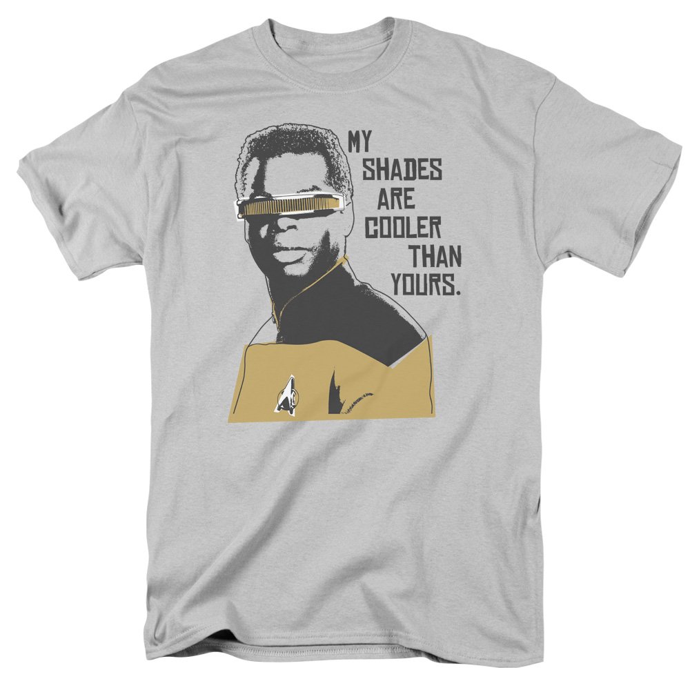 Star Trek Cooler Shades Unisex Adult T-Shirt for Men & Women - Stylish Sci-Fi Graphic Tee for Casual Wear & Fan Gifts