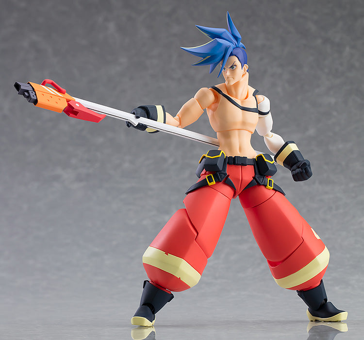 Figma #499 Galo Thymos Promare Action Figure - Anime Collectible Model from Promare Movie - Perfect for Display, Cosplay, and Anime Fans Collection