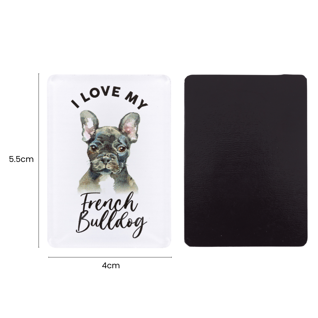 French Bulldog Pet Magnet - Cute & Strong Fridge Magnet for Dog Lovers | Perfect for Home, Office & Gifts