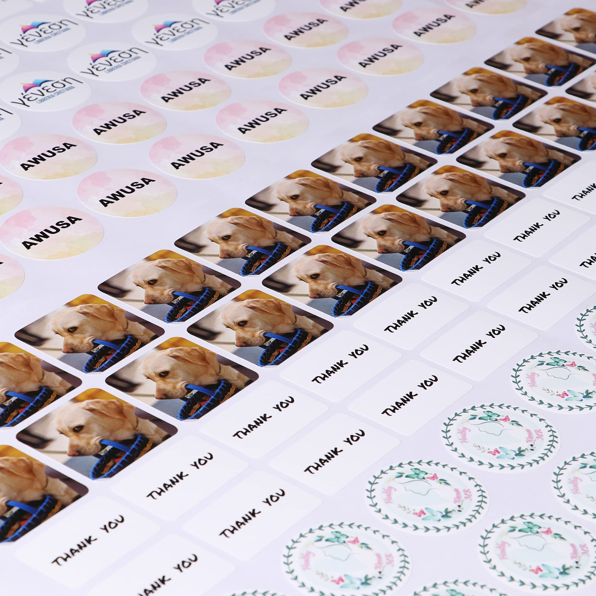 Custom Personalized Stickers & Labels - Create Your Own Design with Logo, Text, or Image - 100 Round 5