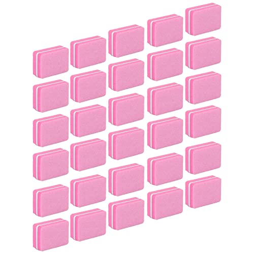 30PCS Professional Nail Buffer Set - Portable Mini Manicure Tools with Edge File & Sanding Block for Home Salon | Nail Care & Polishing Kit for Nail Artists (Pink) | Perfect for DIY Manicures, Travel & Professional Nail Salons