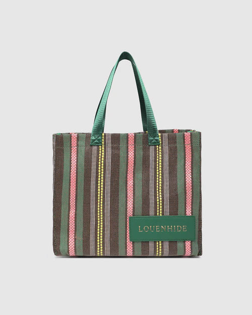 Louenhide Green Baby Simpson Tote Bag - Perfect for Diaper Storage, Shopping & Nursery Organization