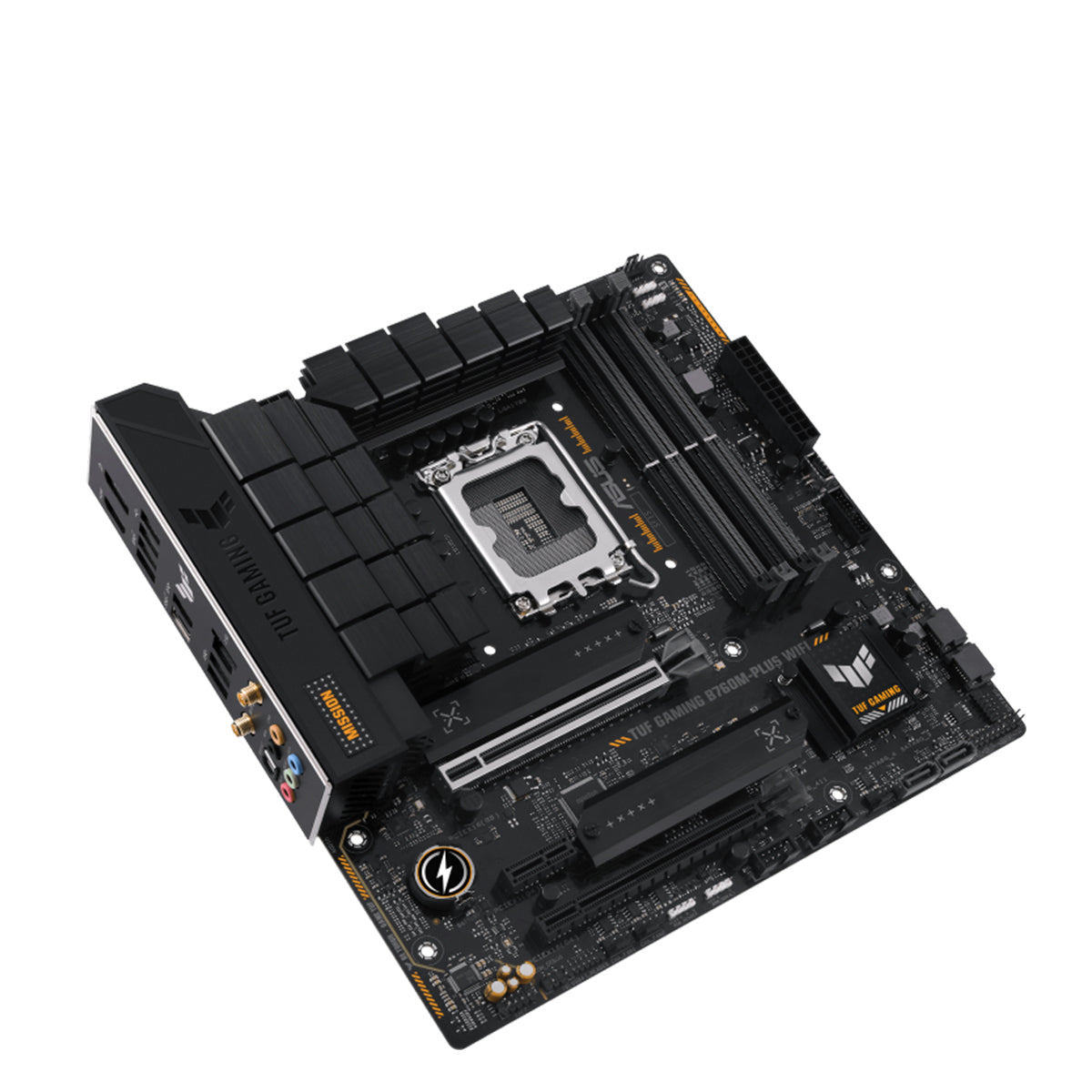 ASUS TUF GAMING B760M PLUS WIFI DDR5 mATX Motherboard - Intel LGA1700 Socket, PCIe 4.0, Dual M.2, 2.5Gb LAN | Perfect for Gaming PC Builds & Content Creation Workstations