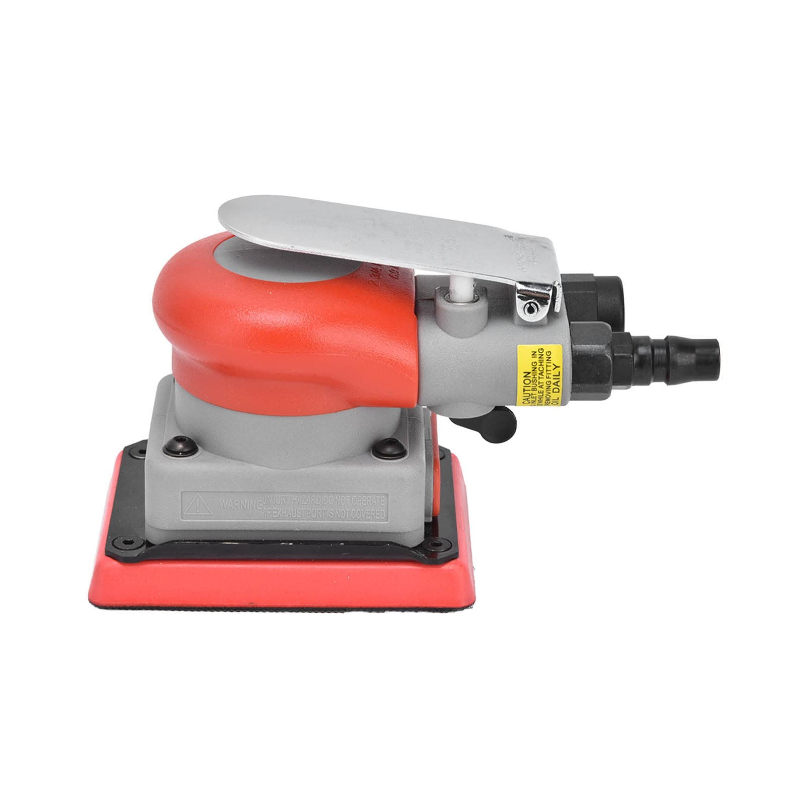 High Power Pneumatic Sander - Stable Rotation Square Sander for Car Waxing, Wood Sanding & Metal Polishing | Professional Auto Body & DIY Workshop Tool