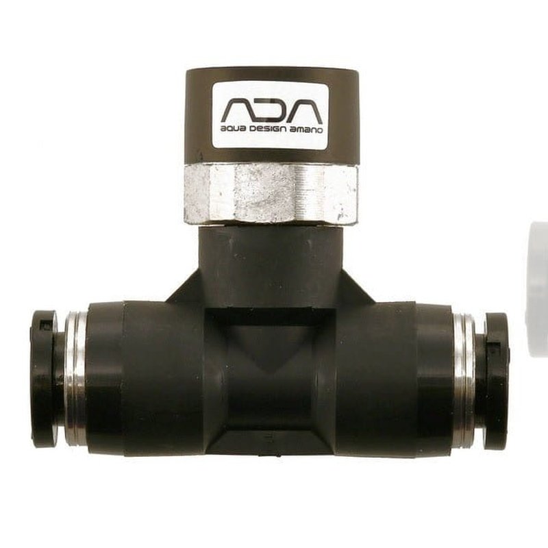ADA PG S Mini Inline Pressure Gauge - Accurate Water Flow Measurement for Hydroponics, Aquariums, and Plumbing Systems