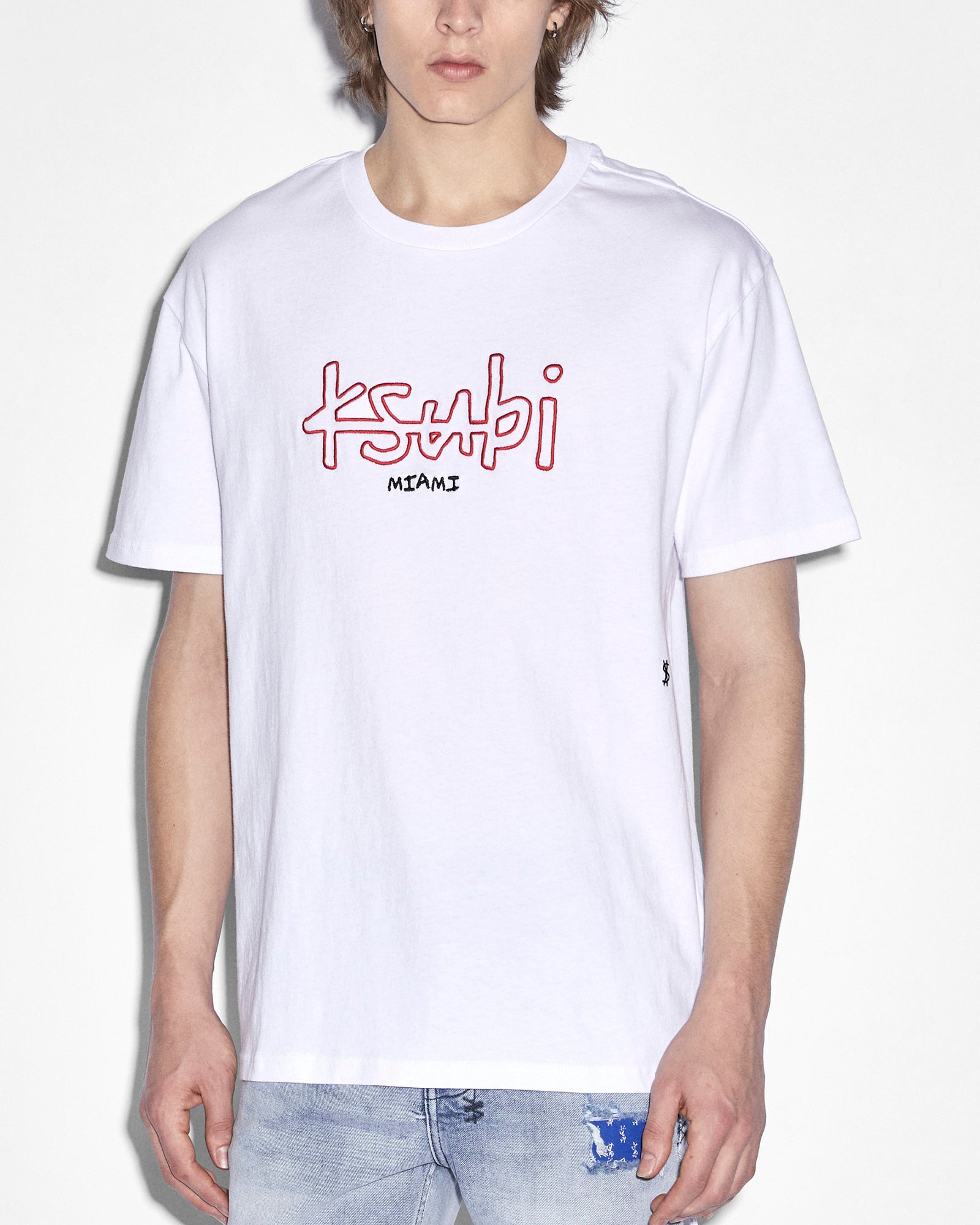 Miami 4x4 Biggie SS Tee - True White Cotton T-Shirt for Men - Casual Streetwear & Hip Hop Fashion for Everyday Wear