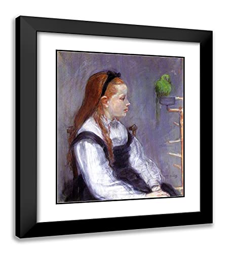 Black Modern Wood Frame with Double Matting
