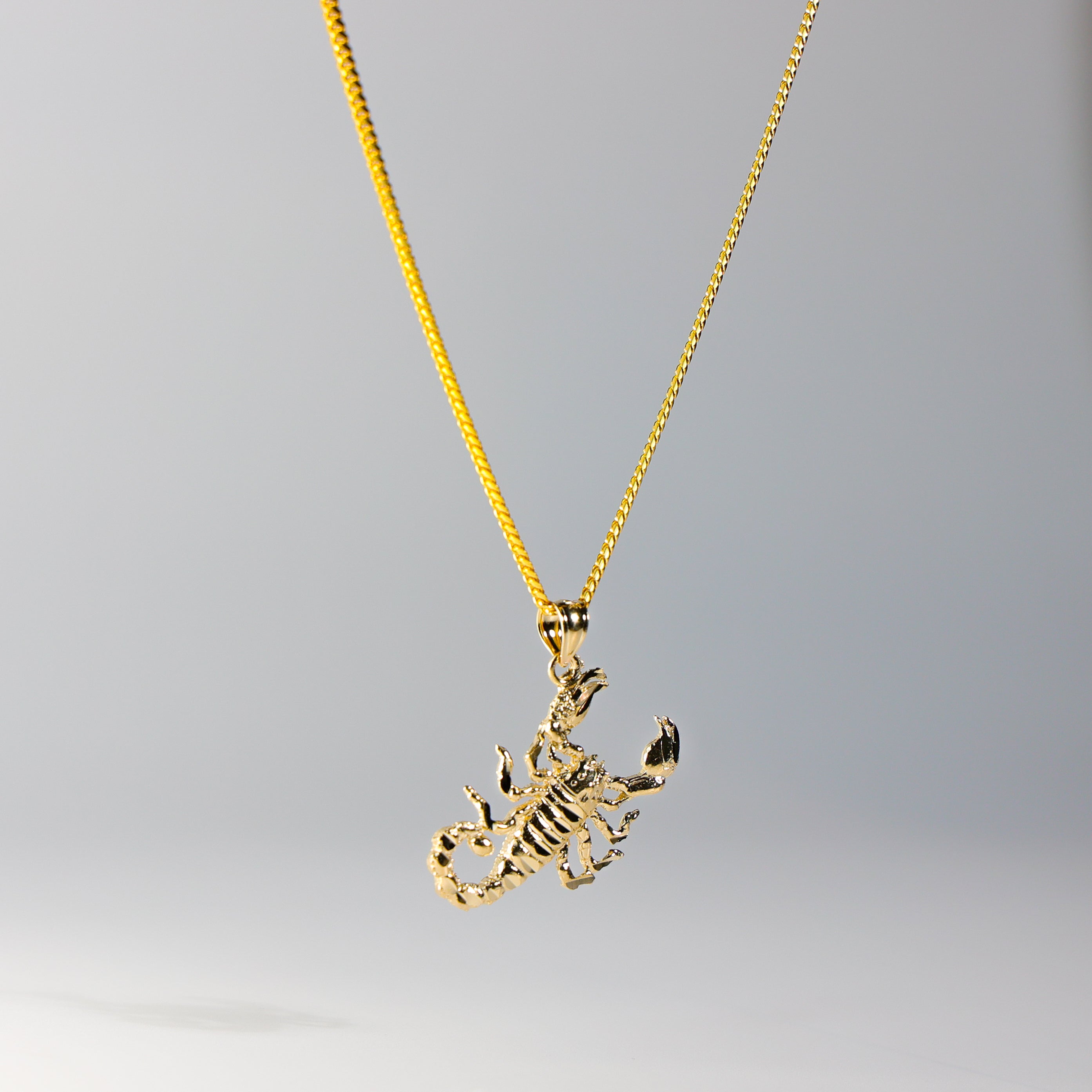 18K Gold Large Scorpion Pendant Necklace - Model 1585 | Zodiac Jewelry Gift for Women & Men | Perfect for Birthdays, Anniversaries & Special Occasions