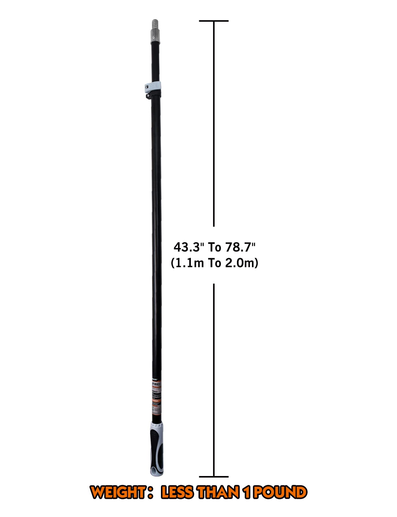 **ROLLINGDOG 7-Piece 18-Inch Paint Roller Set with Adjustable Extension Pole (43.3