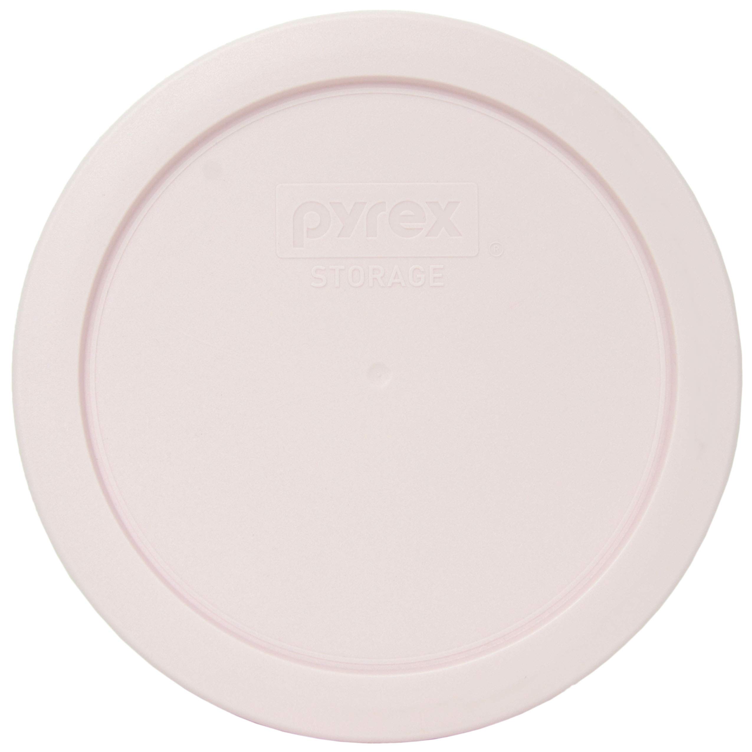 Pyrex 7201-PC Loring Pink Round Plastic Food Storage Replacement Lid - Made in USA | Durable & BPA-Free Kitchen Accessory for Meal Prep, Leftovers & Refrigerator Organization