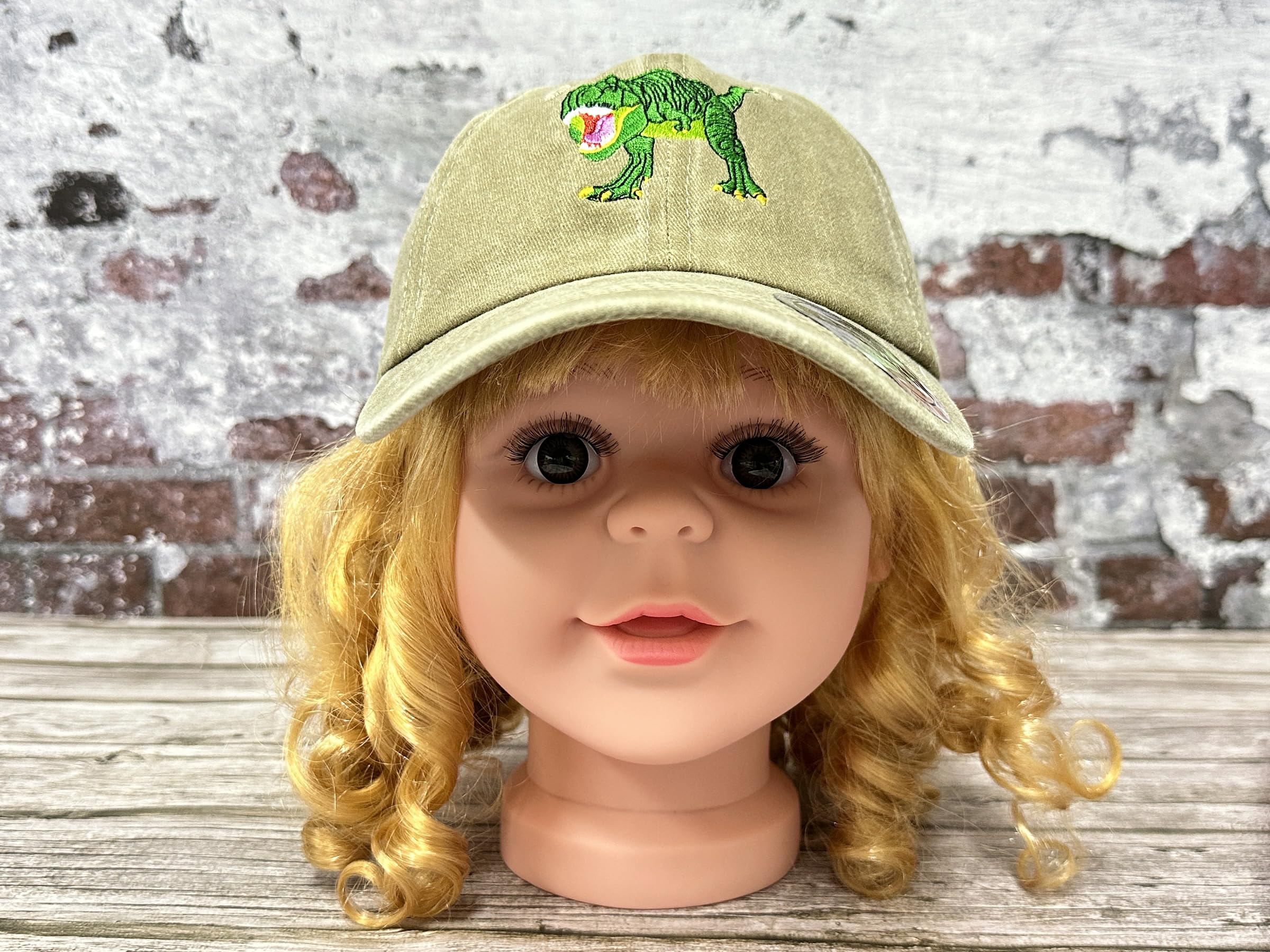 Hepandy Tyrannosaurus T-Rex Dinosaur Hat for Kids - Adjustable Dino Costume Hat for Boys & Girls - Perfect for Halloween, Birthday Parties & Dinosaur Theme Events