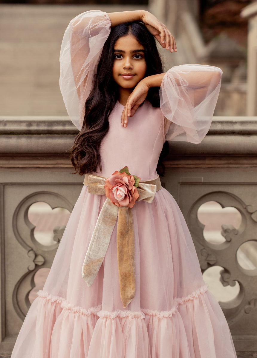 Tianna Pink Dress for Women - Elegant Floral Summer Maxi Dress for Beach, Wedding, and Party Occasions