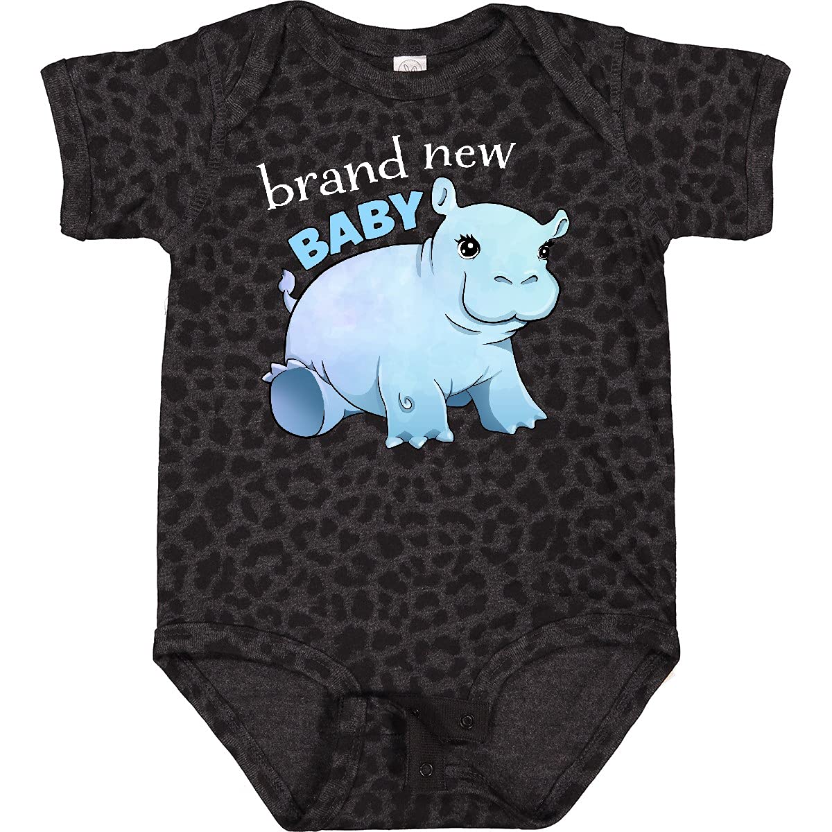 Inktastic Cute Baby Hippo Bodysuit - Soft Cotton Onesie for Newborns & Infants - Perfect for Playtime, Photos & Gifts